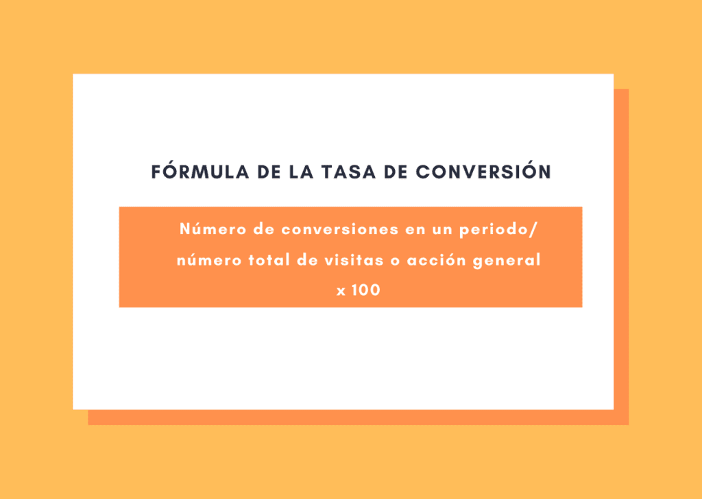 tasa de conversión