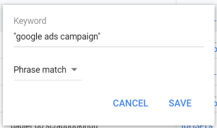 Elegir los tipos correctos de concordancia de palabras clave en Google Ads 